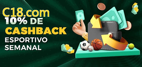 10% de bônus de cashback na C18.com